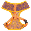 Load image into Gallery viewer, Parisian Pet 'Sport Net Harness' for Dogs & Cats – Comfortable & Adjustable Mesh Harness, Orange & Blue