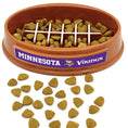 Load image into Gallery viewer, Minnesota Vikings Football Slow Feeder Bowl