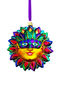 Load image into Gallery viewer, Mardi Gras Sun Glass Ornament (MR) - Southlake Paws
