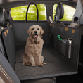 Load image into Gallery viewer, Large Seat Guard Waterproof Back Seat Extended Cover With Mesh Window Storage Pockets - Southlake Paws