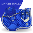 Load image into Gallery viewer, Majorelle Blue Saddle Pad Set