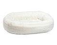 Load image into Gallery viewer, Bowsers Soft Textures Calming Donut Dog Bed in arctica