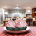 Load image into Gallery viewer, Pink Chocolate Cupcake Ornament - Southlake Paws