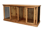 Traditional Medium Dog Rustic Wood Kennel