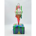 Load image into Gallery viewer, Melty Bag Sculpture - Chrome with Neon Drip Edition - neon chrome drip melty bag sculpture, luxury sculpture, product image 3