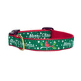 Load image into Gallery viewer, Up Country Merry Christmas Cast Brass Dog Collar