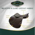 Load image into Gallery viewer, Henri de Rivel Millennium Covered Close Contact Saddle - image 3
