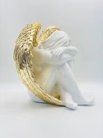 Modern Angel with Luxe Gold Wings