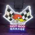 Load image into Gallery viewer, Mr Horsepower Hot Rod Garage Neon Sign