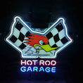 Load image into Gallery viewer, Mr Horsepower Hot Rod Garage Neon Sign