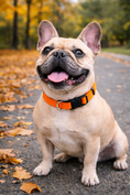 Load image into Gallery viewer, Parisian Pet 'Nylon Collar' for Dogs & Cats – Durable Adjustable Orange Pet Collar, Comfortable Design for Small Dogs