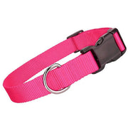 Parisian Pet 'Nylon Collar' for Dogs & Cats – Comfortable Durable Pink Pet Collar, Adjustable Nylon Design-Valentine's Day