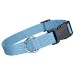 Parisian Pet 'Nylon Collar' for Dogs & Cats – Adjustable Light Blue Pet Collar, Durable Nylon Design