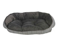 Load image into Gallery viewer, Bowsers Crescent Reversible Orthopedic Dog Bed in greystone-tartan-ash