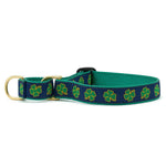 Navy Shamrock Martingale