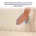 Load image into Gallery viewer, PupChill™ Cooling 4-Bolster Dog Bed - Arctic Sand
