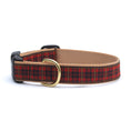 Load image into Gallery viewer, New Red Plaid Dog Collar