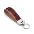 Load image into Gallery viewer, New Red Plaid Key Ring