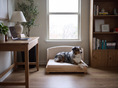 Load image into Gallery viewer, The Haven — Luxury Handcrafted Dog Bed | Solid Wood, Orthopedic, Waterproof lined