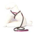 Load image into Gallery viewer, Nubuck Fuchsia Dog Harness