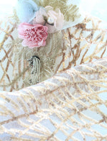 Exquisite Gold Silver Sequin Pet Gown Luxurious Dog Princess Dress