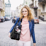 Pet Carrier – Quilted PU Leather with Gold Chain