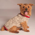 Load image into Gallery viewer, Oatmeal Cable Knit Dog Sweater
