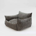 Load image into Gallery viewer, Hello Doggie Obsidian Dog Sofa Silk Handmade Handmade in the USA Bed