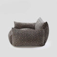 Load image into Gallery viewer, Hello Doggie Obsidian Dog Sofa Silk Handmade Handmade in the USA Bed