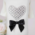 Load image into Gallery viewer, Hello Doggie Oh My Heart Dog Tee Satin Handmade Tees