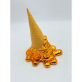 Load image into Gallery viewer, Opps! No.1 Melting Ice Cream Sculpture - Gold Chrome Edition - gold chrome opps no 1 melting ice cream sculpture, luxury…
