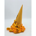 Load image into Gallery viewer, Opps! No.1 Melting Ice Cream Sculpture - Gold Chrome Edition - gold chrome opps no 1 melting ice cream sculpture, luxury…