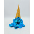Load image into Gallery viewer, Opps! No.1 Melting Ice Cream Sculpture - Blue Chrome Edition - blue chrome opps no 1 melting ice cream sculpture, luxury…
