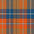 Load image into Gallery viewer, Orange/Blue Plaid Luxe Flannel Dog Bandana