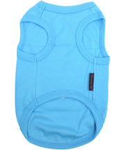 Parisian Pet 'Prince' Embroidered Dog Shirt – Comfortable Royal Apparel for Dogs & Cats, Light Blue