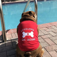 Load image into Gallery viewer, Parisian Pet 'Lifeguard on Doody' Dog & Cat T-Shirt – Funny Cotton Shirt, Stylish & Comfortable Pet Apparel – Red