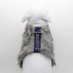 Personalized Faux Fur Dog Harness Vest