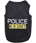 Load image into Gallery viewer, Parisian Pet 'Police' K-9 Unit Dog Outfit – Comfortable Uniform for Small Dogs & Cats, Black
