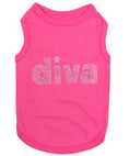 Load image into Gallery viewer, Parisian Pet 'Diva' Dog Shirt - Trendy Pet T-Shirt for Dogs & Cats, Pink
