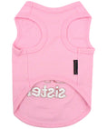 Load image into Gallery viewer, Parisian Pet 'Big Sister' Trendy Dog Apparel – Breathable Embroidered Pet Wear for Dogs & Cats, Pink