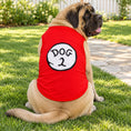 Load image into Gallery viewer, Parisian Pet 'Dog 2' Funny Slogan Dog Shirt – Playful Embroidered Pet Apparel for Dogs & Cats, Red