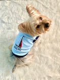 Load image into Gallery viewer, Parisian Pet 'Sailing Club' Dog Shirt – Nautical Embroidered Pet Apparel for Dogs & Cats, Light Blue