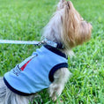 Load image into Gallery viewer, Parisian Pet 'Sailing Club' Dog Shirt – Nautical Embroidered Pet Apparel for Dogs & Cats, Light Blue