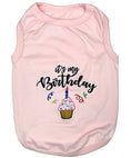 Load image into Gallery viewer, Parisian Pet 'Birthday Girl' Dog Shirt – Trendy and Breathable Party Outfit for Small Dogs & Cats, Pink