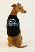 Load image into Gallery viewer, Parisian Pet 'Little Wingman' Winged Dog Shirt – Cool Adventure-Themed Shirt for Dogs & Cats, Black