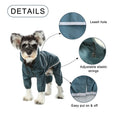 Load image into Gallery viewer, Ultralight Full covered hooded waterproof dog jacket - Blue