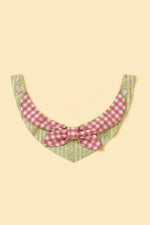 Picnic Bliss Floral Gingham Print Bandana