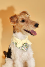 Bowtiful Garden Butter Yellow Floral Bandana