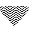 Load image into Gallery viewer, Pet Bandana - BARBIE Script Heart Chevron White/Black/Pinks