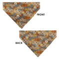 Load image into Gallery viewer, Pet Bandana - Barbie KEN Text Logo and Icons Brown/Multi Color